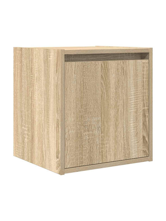 Wooden Sonoma Oak Bedside Tables 2 Pieces 38x34x40cm