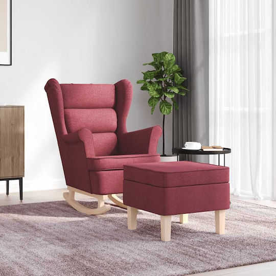 С поставка за крака Bordeaux, Red 74x90x102см