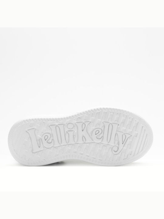 Lelli Kelly Gioiello Kids Sneakers Anatomic with Scratch White