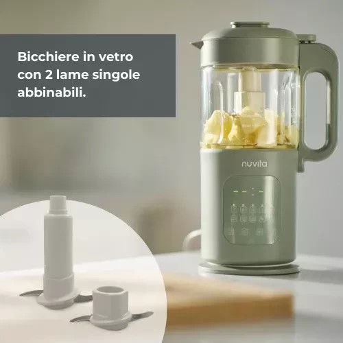 Nuvita Magic Pappa Baby Food Steamer with Blender 0.7lt