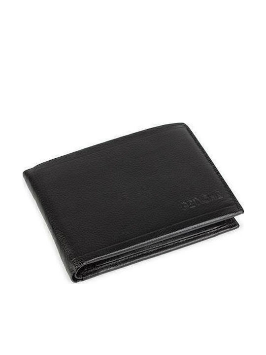 Δερμάτινο Ανδρικό Πορτοφόλι με RFID Μαύρο
