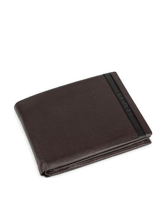 Δερμάτινο Ανδρικό Πορτοφόλι με RFID Καφέ