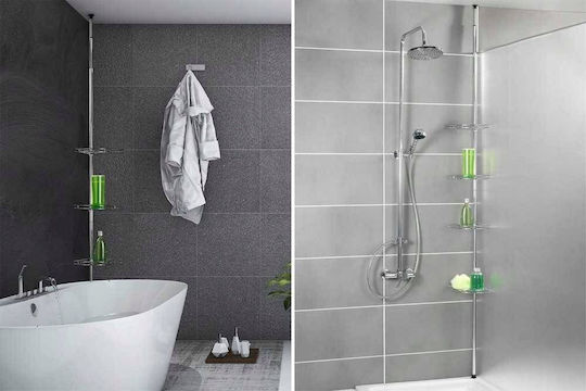 Maximex Boden Badezimmerregal Metallisch Gray