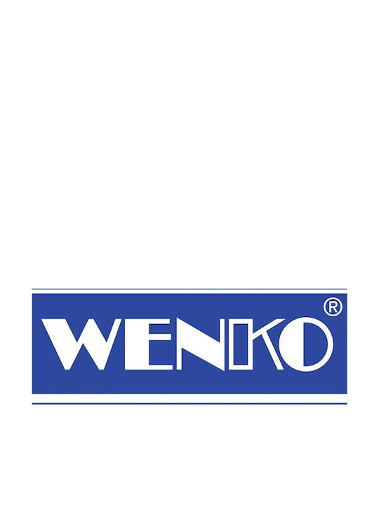 Wenko Wall Mounted Bathroom Shelf Metallic 30x8x10.5cm Black