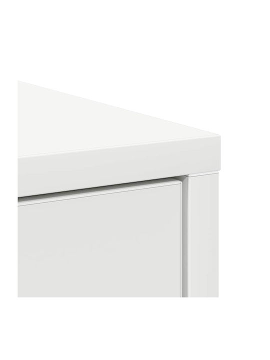 Wooden Chest of Drawers White 73x31x90cm