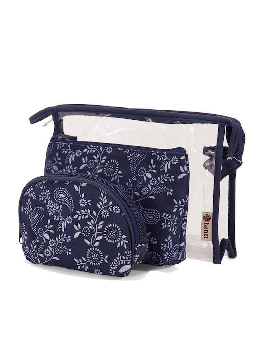 Benzi Set Toiletry Bag in Blue color