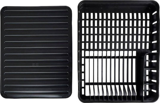 Vilde Scurgător De Chiuvetă Din Plastic Negru 39.8x31x12cm