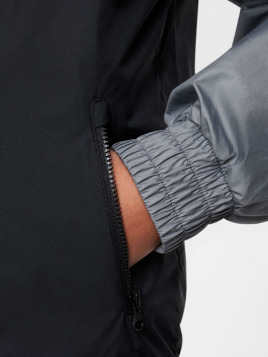 Kinder Sportjacke Winddicht mit Kapuze Rot
