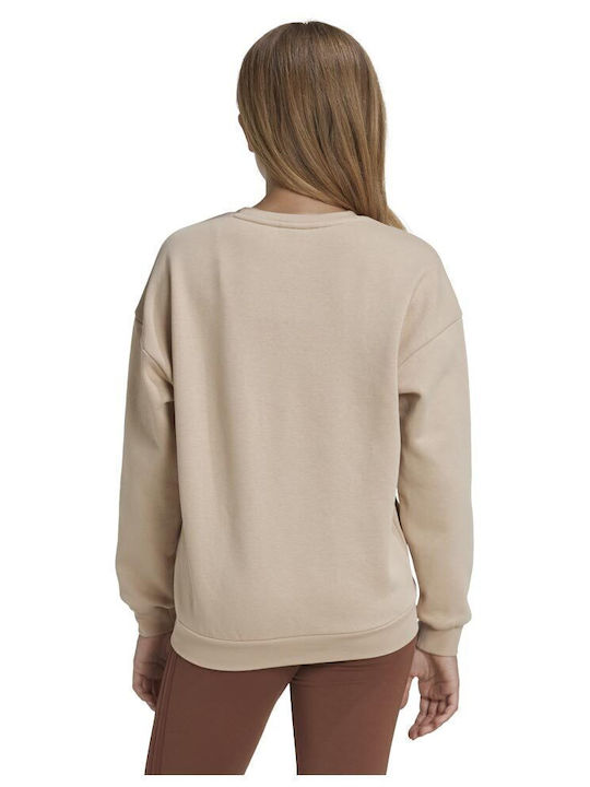 Fleece Kinder-Sweatshirt Beige