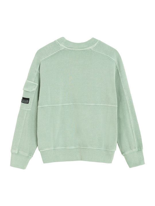 Детски Суичър с Джобове Green