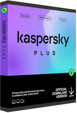 Kaspersky Plus for 5 Devices and 1 Year of Use (Electronic License)