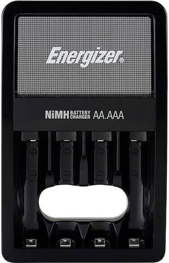 Energizer ACCU Recharge Maxi Φορτιστής 4 Μπαταριών Ni-MH Μεγέθους AA/AAA Σετ με 4x AA 2000mAh