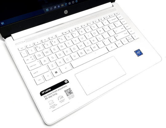 HP 14-dq0052dx 14" IPS (Celeron Dual Core-N4120/4GB/64GB Flash Storage/W11 Home) White (US Keyboard)