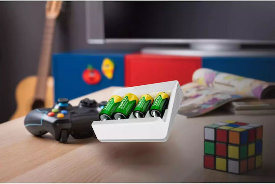 Varta Universal USB Зарядно за батерии Размер в Сребрист цвят