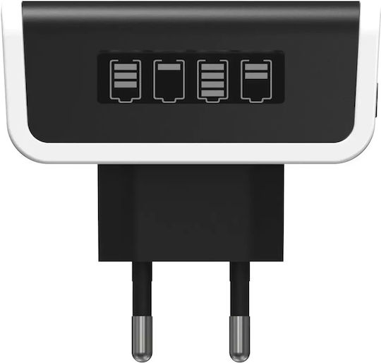Ansmann Charger 4 Batteries Ni-MH Size AA/AAA/9V Set with 4x AA 2100mAh