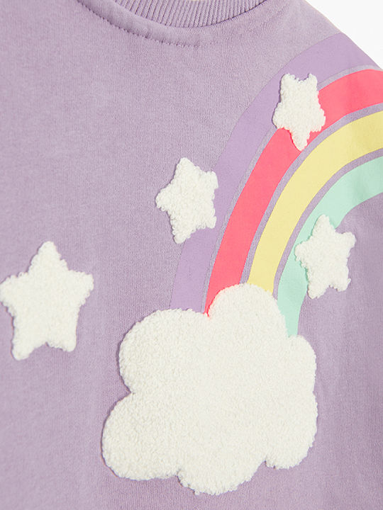 Kids Cardigan Purple
