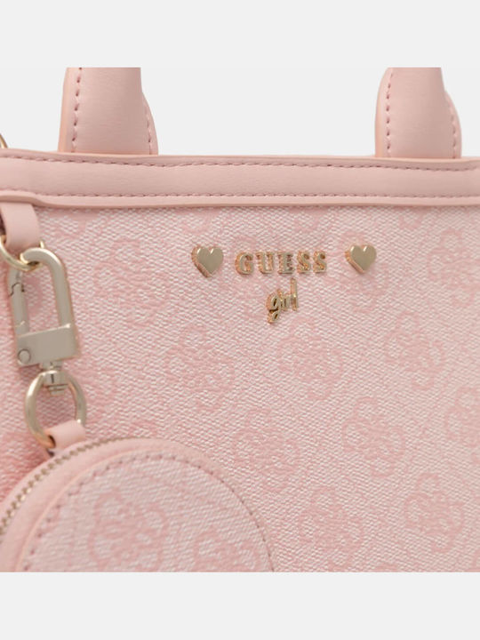 Guess Παιδική Τσάντα Ώμου Ροζ 22x12x17εκ.