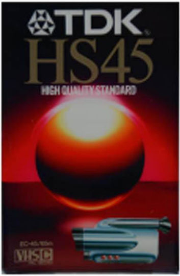 Κασετα Βιντεοκαμερας Tdk Vhs-c Διαρκειας 45sp Η 90lp Λεπτων