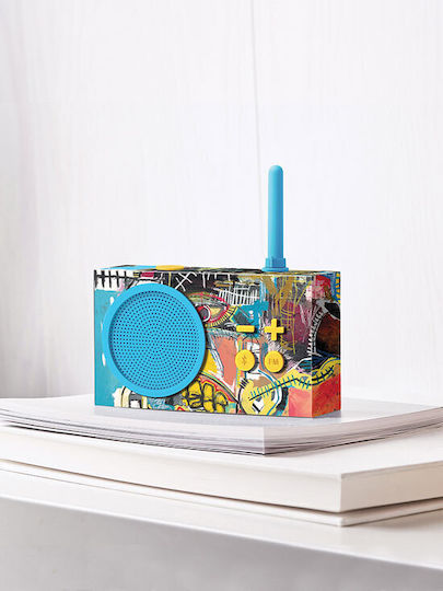 Lexon Tykho 3 Portable Radio Rechargeable with Bluetooth X Jean-Michel Basquiat