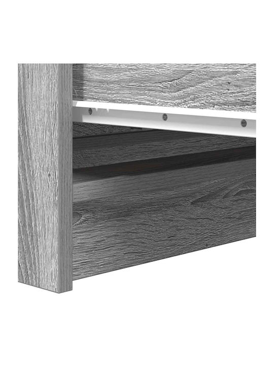 Συρταριέρα Κρεβατοκάμαρας Grey 80x35x80cm