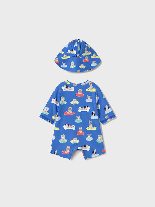 Mayoral Kids Swimwear One-Piece Blue