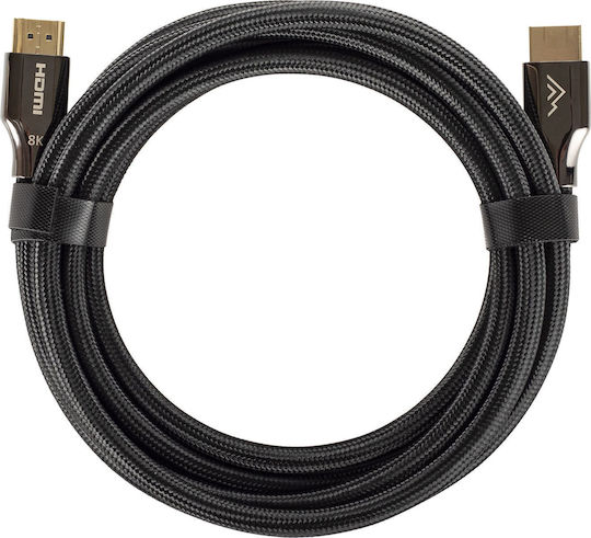 Montis HDMI 2.1 Ultra High Speed 48Gbps 4K 120Hz HDR VRR Cable HDMI Male - HDMI Male 3m Black