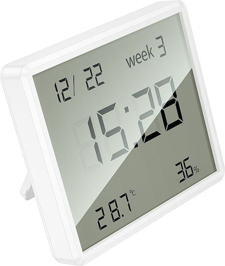 Hoco Tisch-Digitaluhr Weiß BG-14-0674 Hoco Tisch-Digitaluhr Weiß BG-14-0674