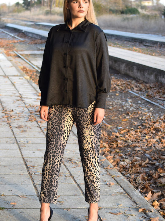 Women's Long Sleeve Shirt Black