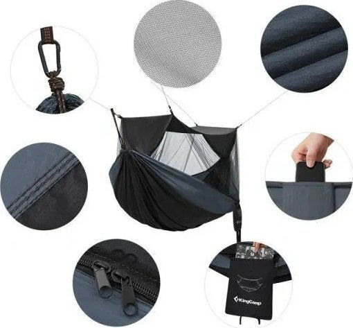King Camp Moskitonetz aus Nylon für Hängematten King Camp 300 x 200 cm