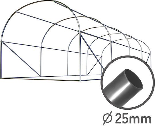 Garden Tunnel 2.5 X 4 M 10 M2 White Plonos