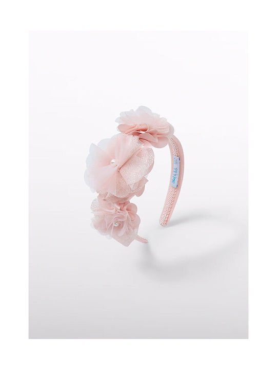 Abel & Lula Pink Kids Headband with Flower