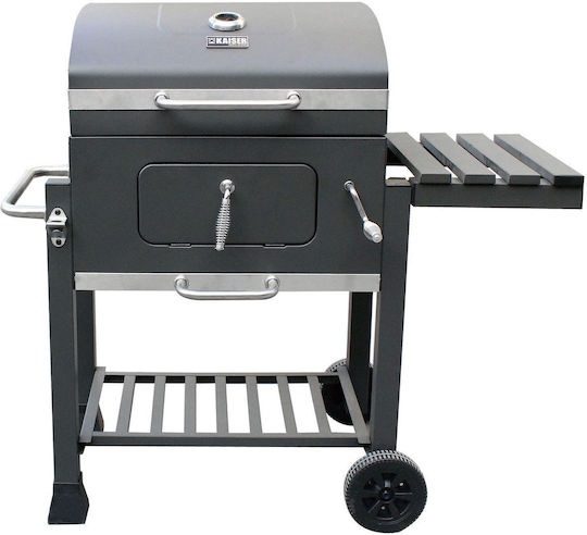 Kaiser Inova Deluxe Fontă Grătar cu Cărbuni cu Capac și Termometru 57cmx41.7cm