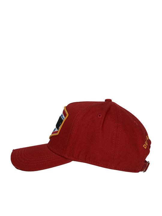Καπέλο Jokey Dsquared2 Κόκκινο Bcm076305c00001-5096 Καπέλο Jokey Dsquared2 Κόκκινο Bcm076305c00001-5096