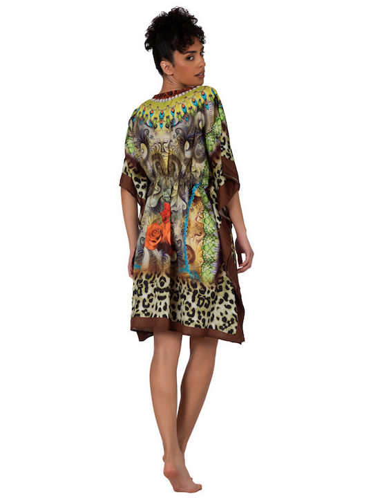 Indischer Kaftan Ar213-c Solo Me 90cm X 90cm Einheitsgröße Damen