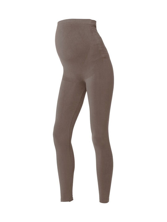 Maternity Leggings Beige Grey 20011082 Mamalicious