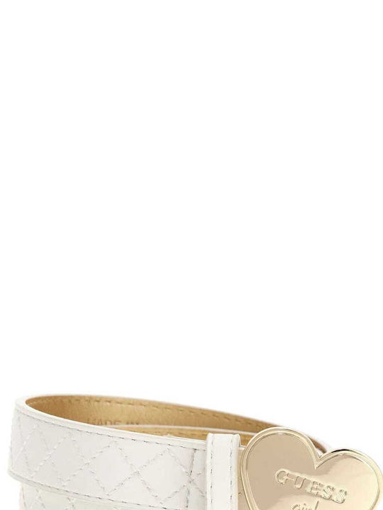 Guess Belt Kids Belt Girl J5rz04wgt10-g012 White