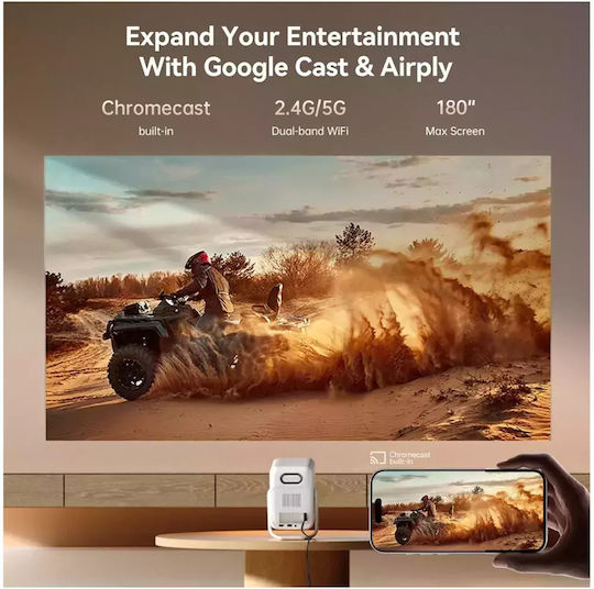 Wanbo T2 Ultra Projector LCD Full HD LED Lamp with Wi-Fi and Built-in Speakers