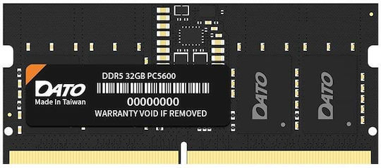 Dato 8GB DDR5 RAM with 5600 Speed for Laptop (DT8G5DS56)