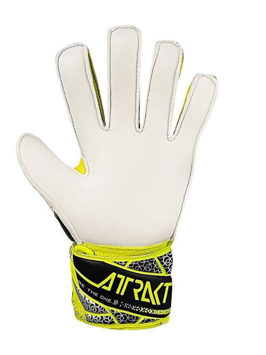 Reusch Attrakt Solid Kids Goalkeeper Gloves Yellow