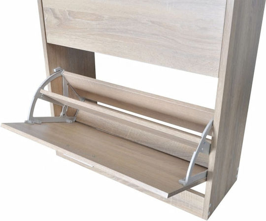Ξύλινη Παπουτσοθήκη 60x25x80cm