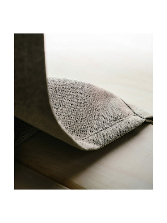 Gofis Home Κουρτίνα Συσκότισης με Τρέσα Black Γκρι 155x280εκ.