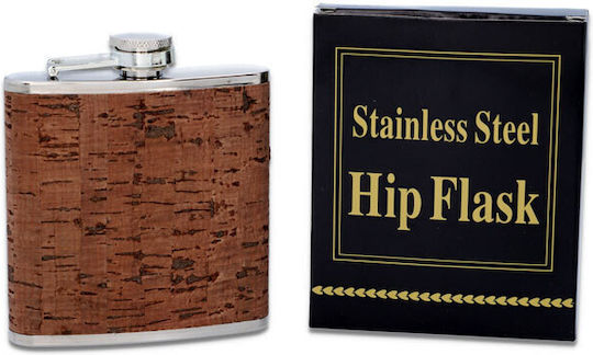 Hip Flask Φλασκί Ποτού Φελλός Cork F3300 180ml