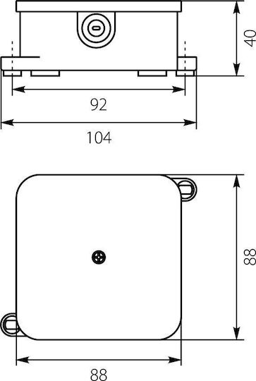 Elektro Plast Surface Mounted Electrical Box IP44