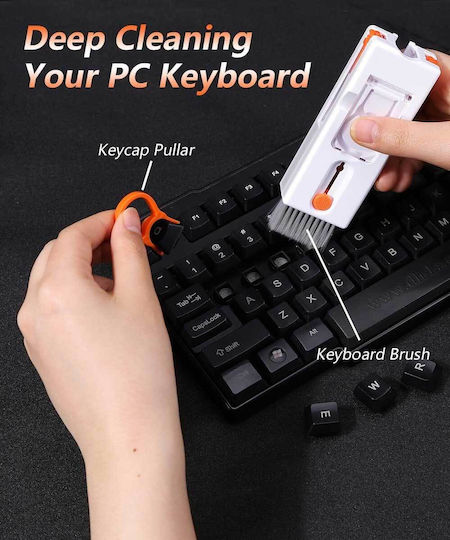 Bloook 11 in 1 Reinigungsset Tastatur Reinigungsbürste Stiftbürste Reinigungstechnologie Gadget Airpods Kopfhörer Laptop Bildschirm Mobiltelefon Ohrhörer Smartphone