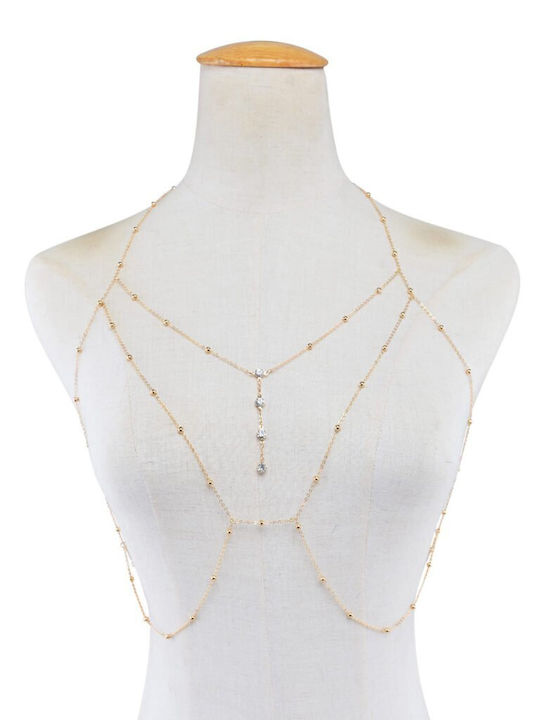 Κόσμημα Στρας Χρυσή Απόχρωση Godness Jewellery Bj25 Hair Duty Hrd-bj25