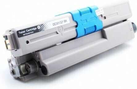 Compatible Toner Green Oki C301 Black C321 Mc342 332 44973536-bk
