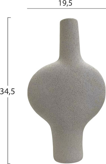 HomeMarkt Διακοσμητικό Σπίτι Arken από Κεραμικό Υλικό 5x8x34cm