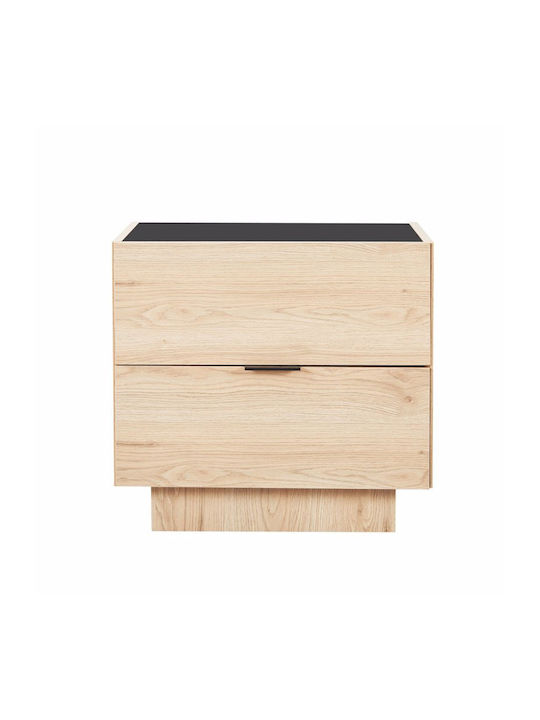 Nachttisch Cubius Beige 58x39x54.2cm