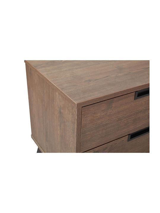 Nachttisch Nuez Metall Braun 58x39x55cm
