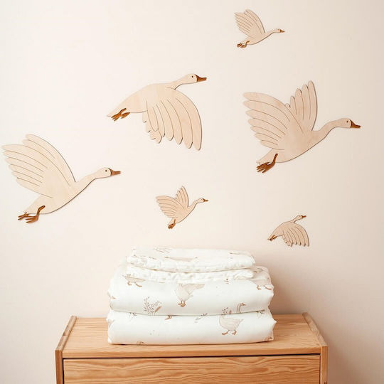 Color Stories Baby Crib Bedding Set Happy Goose 2pcs Multicolour